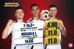 AdmiralBet specijal - Virc, Musijala i Miler pune mrežu Mađara i vaše džepove